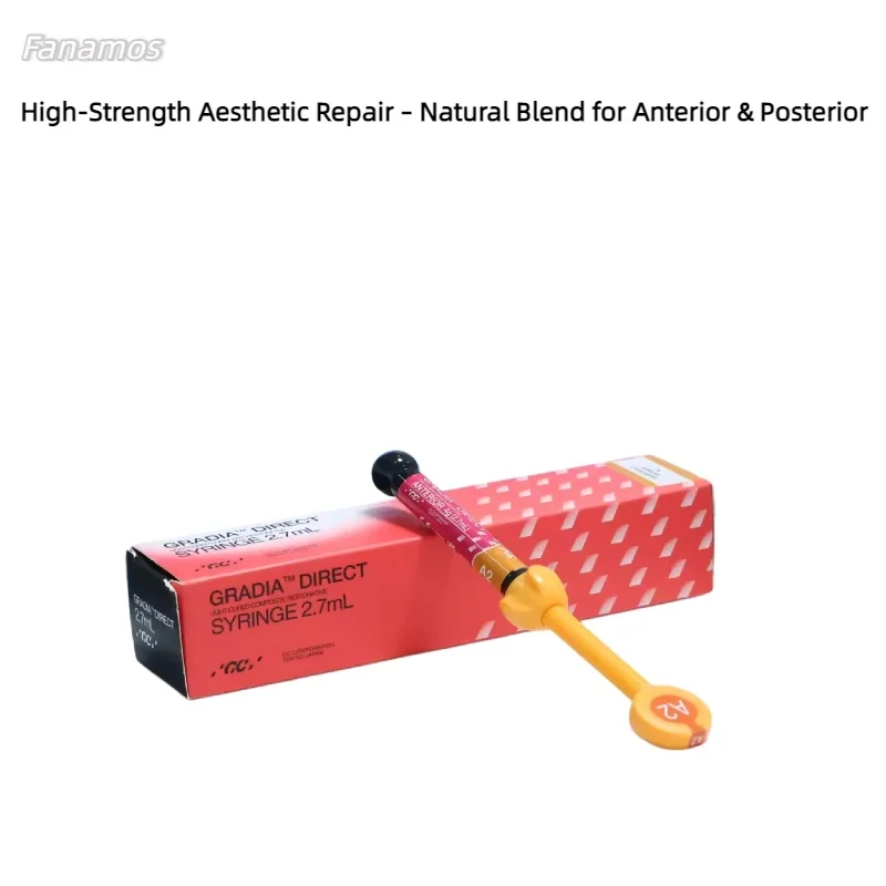 GC Light-Cured Composite Resin, Aesthetic Restorative Filling for Ant/Post Teeth, High Strength Dental Repair Material