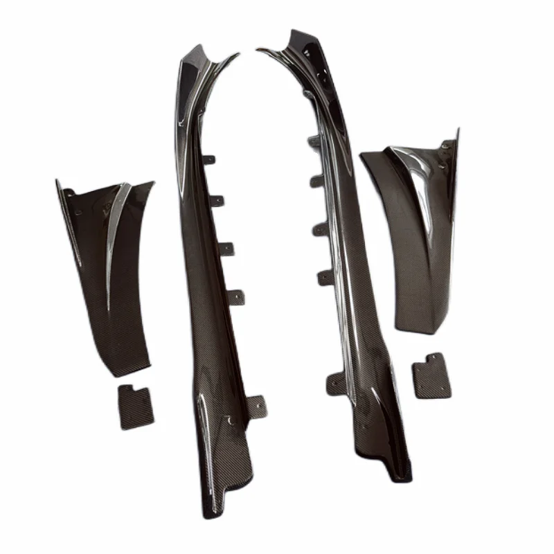 

For 14+BMW I8 True Carbon Fiber EB Style Side Skirt Body Kit Front Rod Edge Rear Diffuser Rear Spoiler