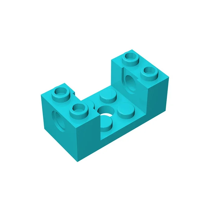 Gobricks GDS-1174 Técnico, Tijolo 2 x 4 x 1 1/3 com 2 x 2 Furos e Recorte Presentes compatível com lego 18975 26447 DIY