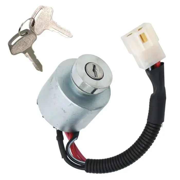 

Replacement Ignition Switch With 2 Keys 66101-55200 For Kubota Tractor BX22D BX23D BX1500D BX1800D BX1830D BX2200D