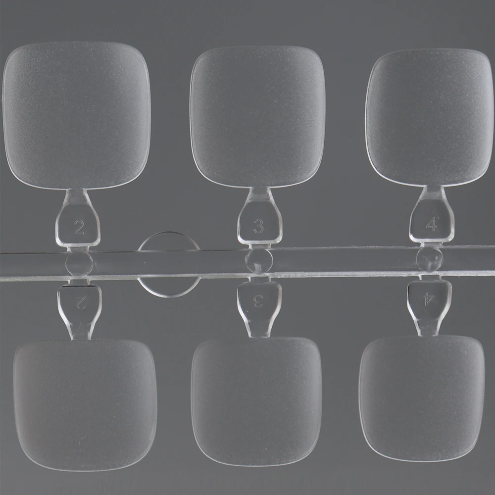 120/150 szt. Krótkie, kwadratowe sztuczne paznokcie żelowe, pełne pokrycie, wstępnie uformowane tipsy na paznokcie u stóp, matowe, naklejane przedłużenia paznokci.