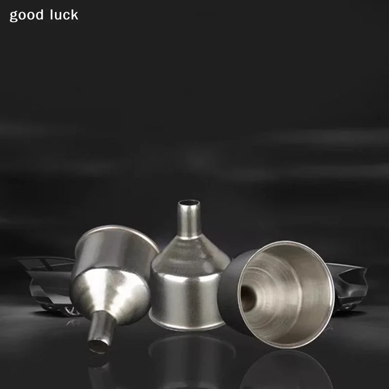 AnswerStainless Steel Small Funnel Thickened Oil Wine Liquid Transfer Funnel Multi Caliber Household Kitchen Tool