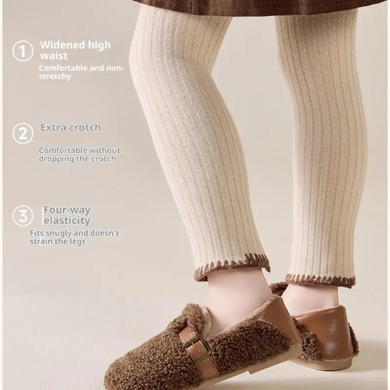 

Леггинсы для школы, уличные повседневные модные утолщенные колготки, мягкие теплые брюки, для игр на открытом воздухе, A2UB