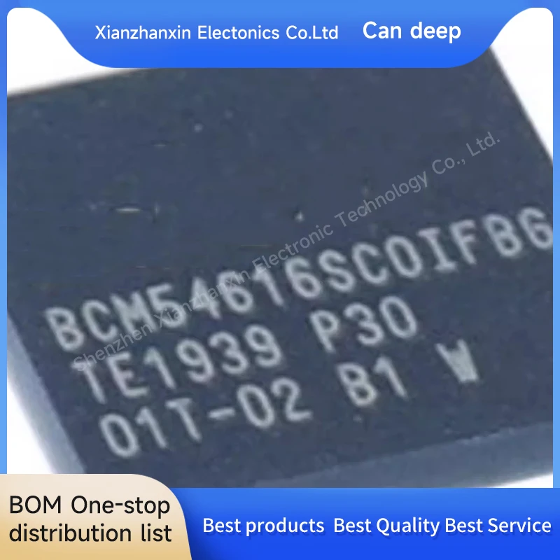 1PCS/LOT  BCM54616SC0IFBG BCM54616SC0 BGA Ethernet IC chips in stock