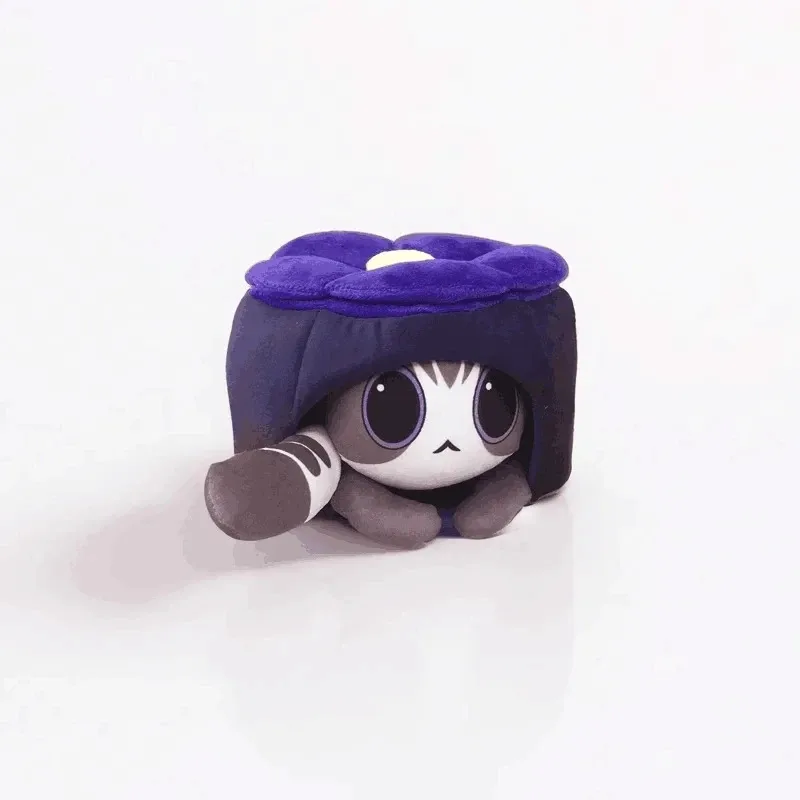 Honkai 스타 레일 고양이 블랙 스완 코스프레 플러시 베개 고양이 애니메이션 만화 Jingyuan 블레이드 베개 소년 소녀 할로윈 롤 플레잉 팝