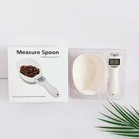 Cuchara báscula de precisión LCD para pienso