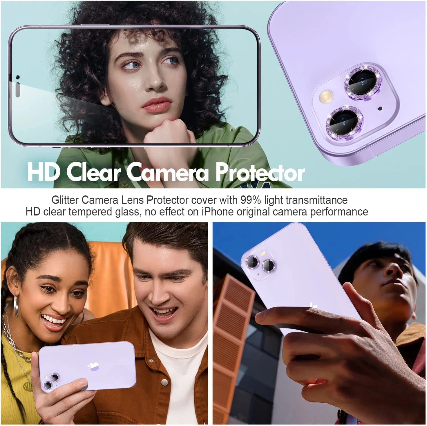 Алмазная блестящая Защита объектива камеры для iPhone 16 Pro Max 16 Plus 15 Pro Max 14 Pro 16 Pro 15 Plus стеклянная защита аксессуар
