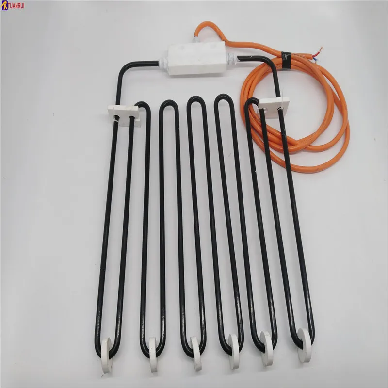 PTFE coated immersion heater electric tubular heating element for corrosive liquid  380V 3KW