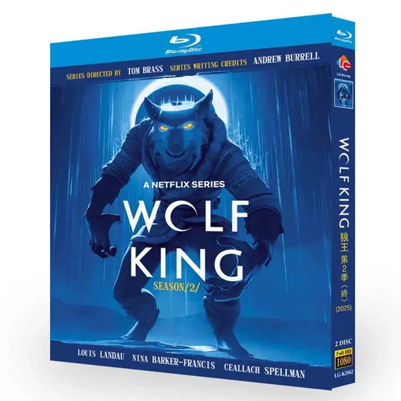 

BD Blu-ray High Definition American Drama Wolf King Season 2 Wolf King 2 Disc Box