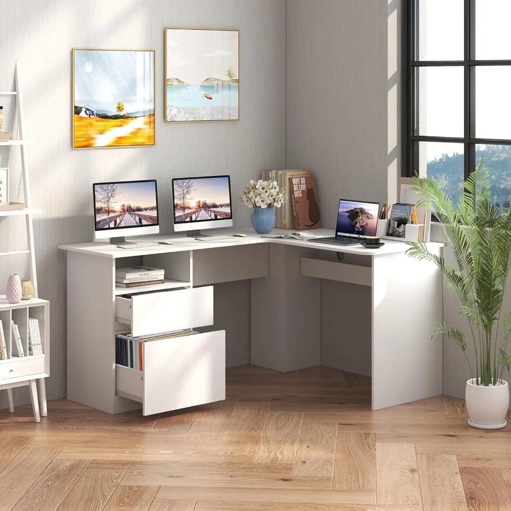 L-Shaped Desk, 59