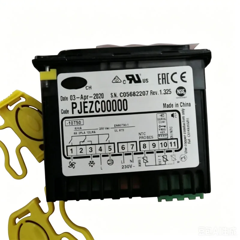 Freezer defrosting thermostat CAREL PJEZC00000/PJEZCOOOOO three-relay