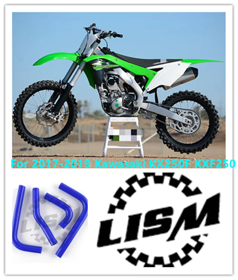 

Для 2017-2019 Kawasaki KX250F KXF250 2018 4 шт. 3 слоя мотоциклетный силиконовый шланг радиатора комплект трубок охлаждающей жидкости