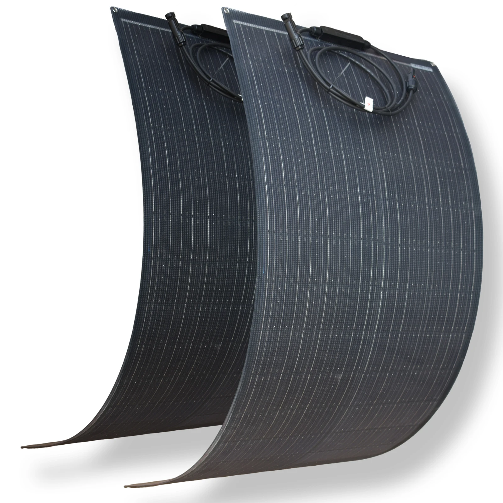 Flexible Solar Panels, 110W/220W (2Pcs110W) Monocrystalline Solar Panels Are Used to Charge RVs or off Grid/Backup Solar Systems