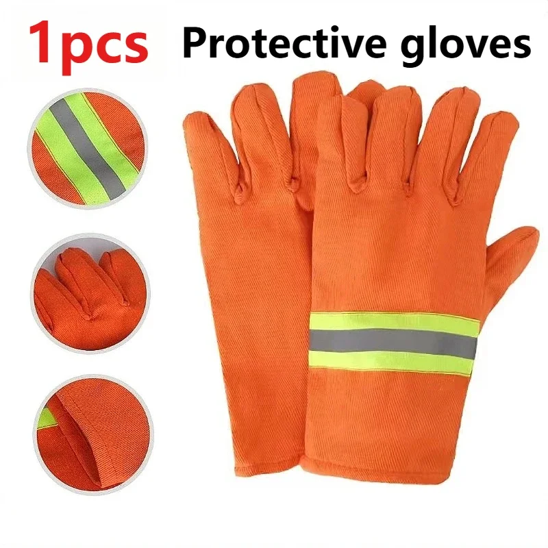 

Защитные перчатки, износостойкие, нескользящие, утолщенные защитные перчатки, пожарные перчатки для защиты рук, запястья и защиты от царапин, инструменты