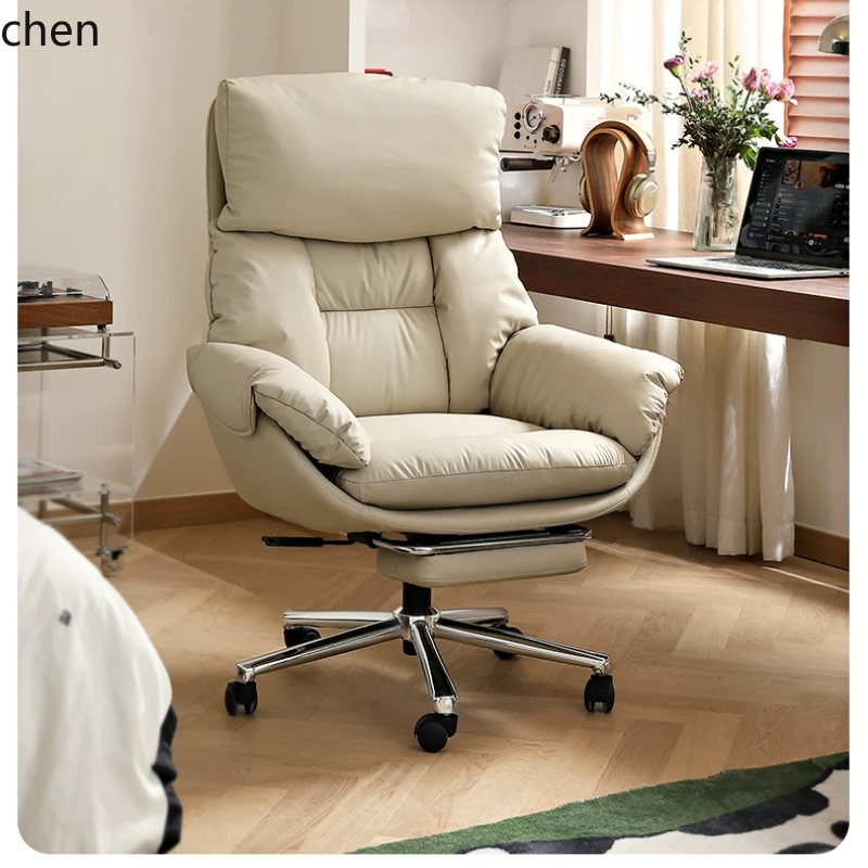 HT Office Boss Sofa Chair Home Bedroom Comfortable Sedentary Reclining Chair Engineering E-sports Chair