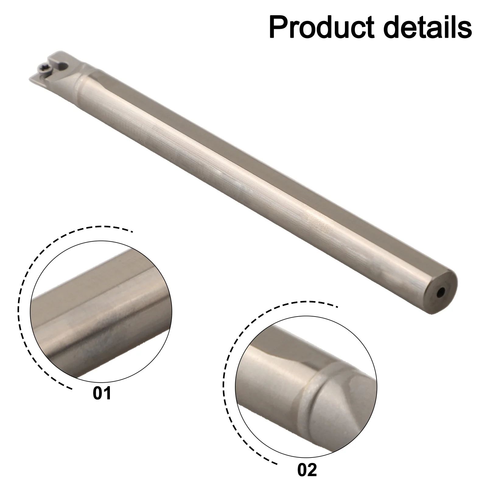 1Set CCMT0602 C10K-SCLCR06 Solid Carbide Lathe Inner Turning Tool Boring Bar Parts With T8 Wrench Tool Accessories