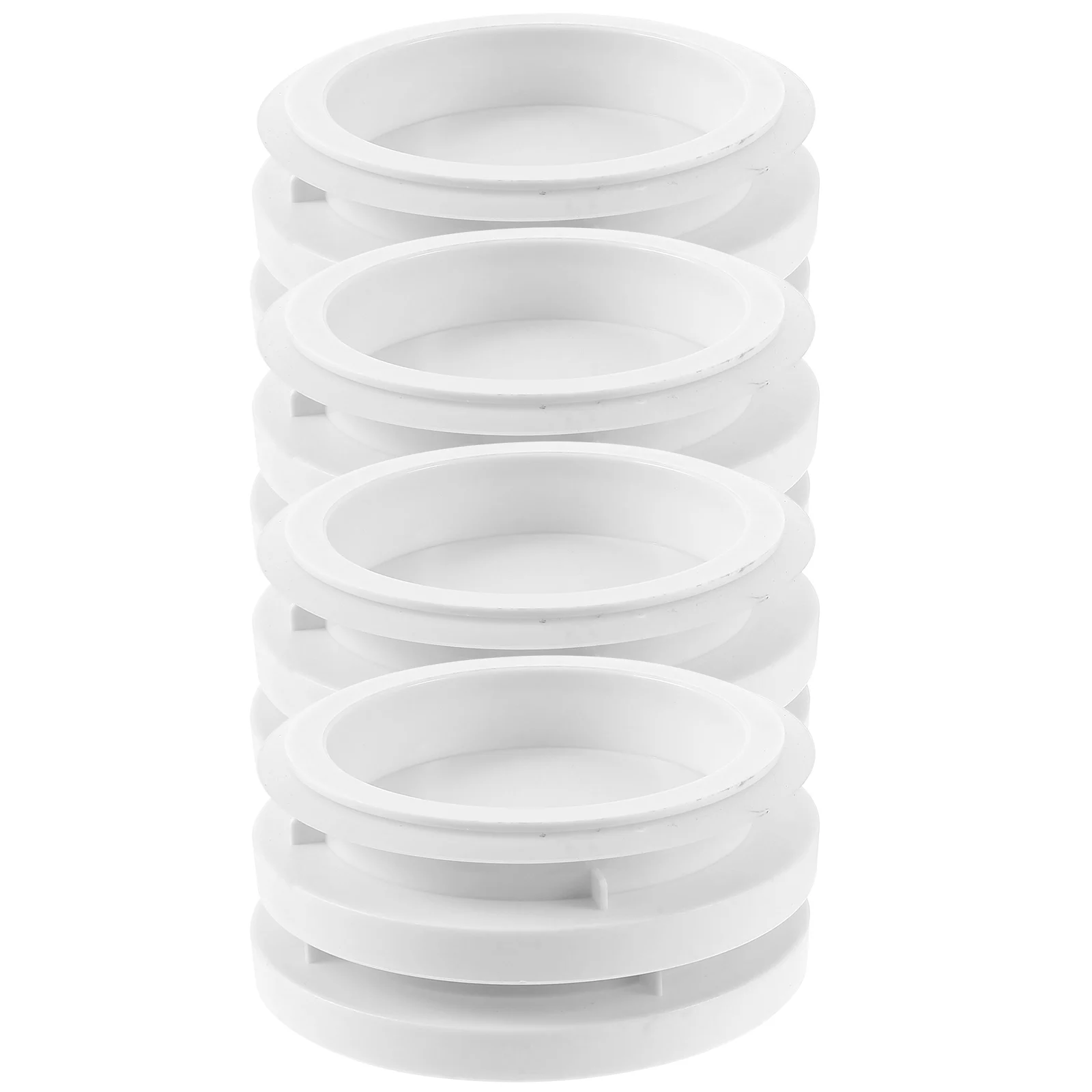 4Pcs Kitchen Jar Lid Set Strong Seal Glass Jar Replacement Lids for Food Storage Containers Leak Resistant Design