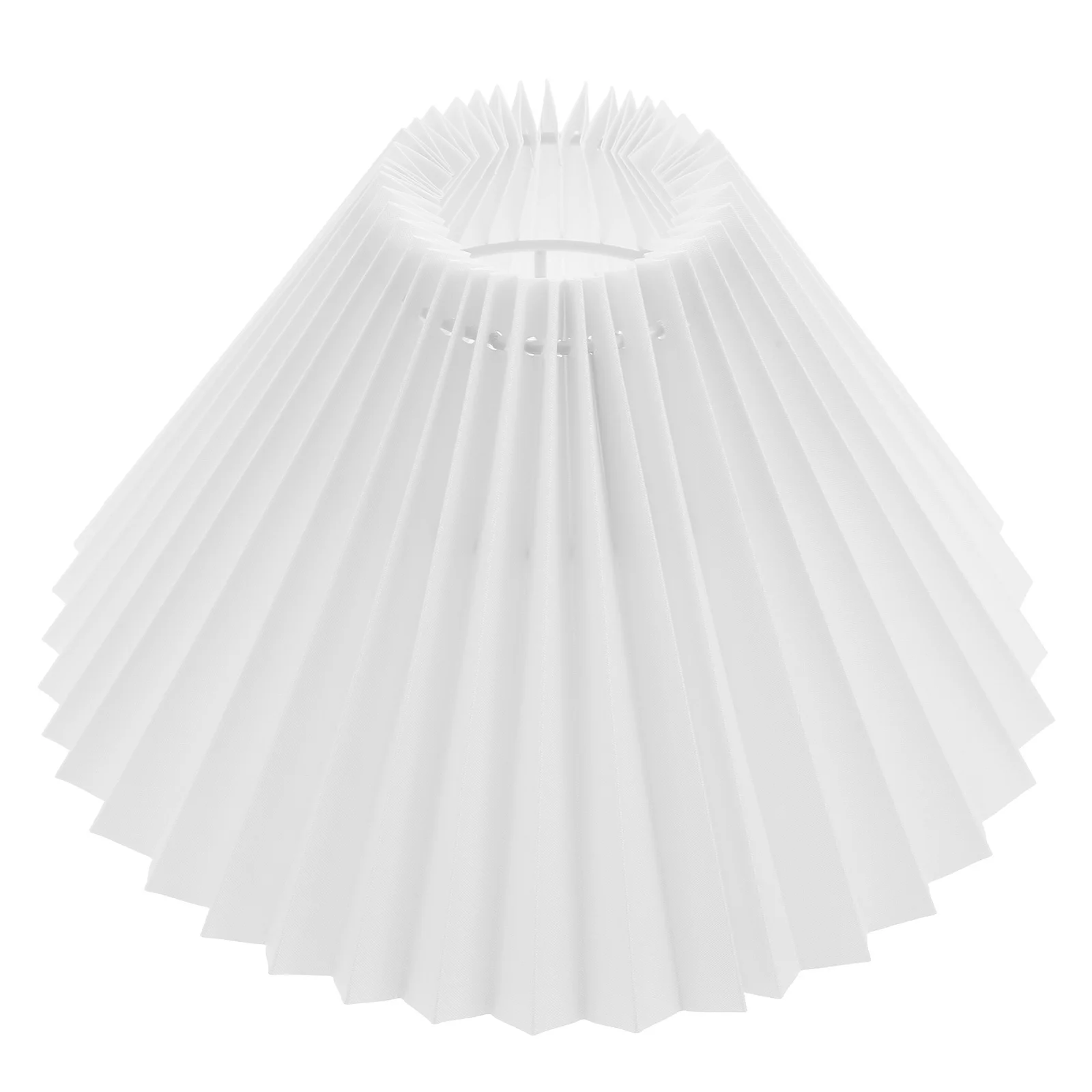 

1pc Pleated Cloth Lampshade Chic Light Cover Durable Modern Style Simple Design Home Decorative Lamp Shade For Desk Wall