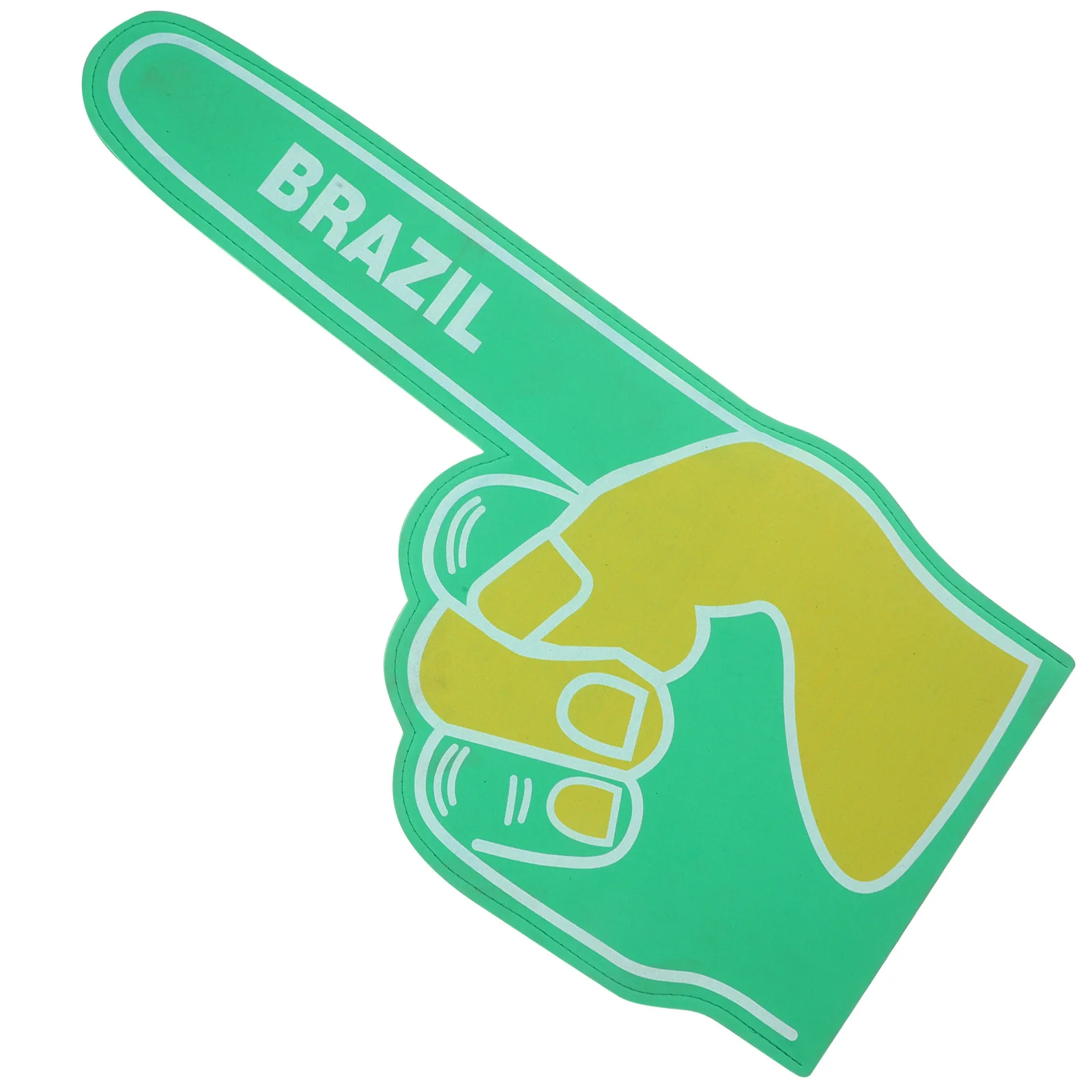 Foam Finger Cheerleading Prop Victory Hand For Sports Match Lightweight Durable Eva Team Fan Gift Portable