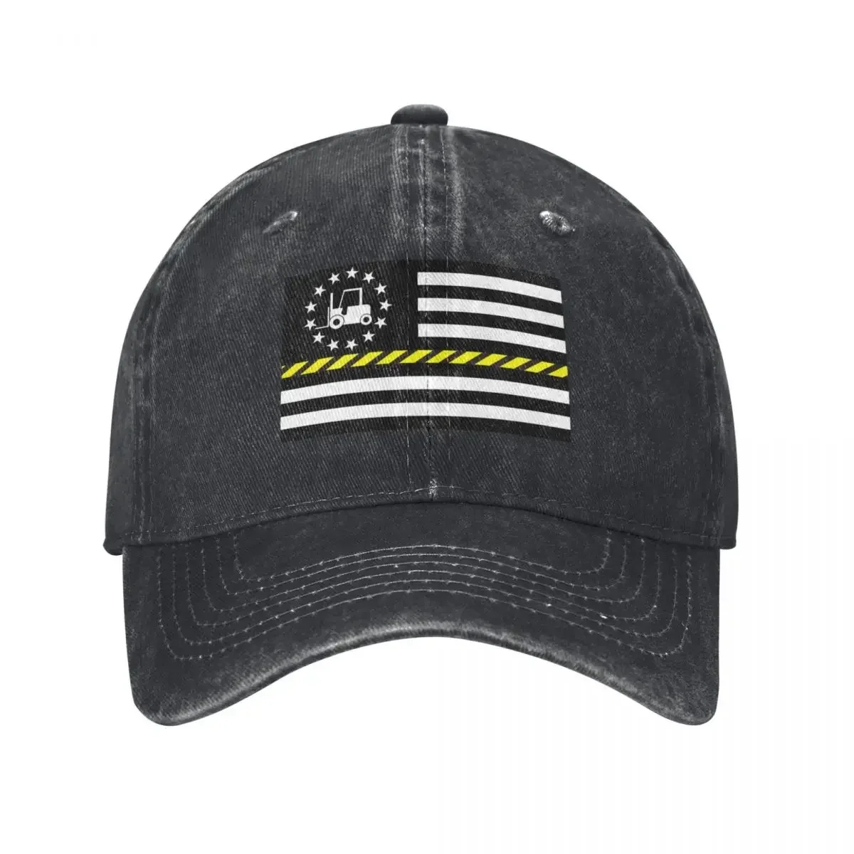 Thin Certified Forklift Operator Line Flag Baseball Cap Rave Luxury Hat Women Men's