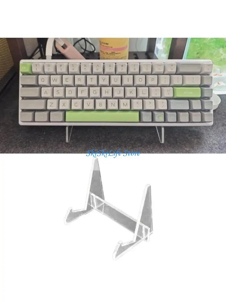 

E65E Keyboard Stands Mechanical Keyboard Acrylic Display Stand Transparent Acrylic Keyboard Stand Holder Stand Tray