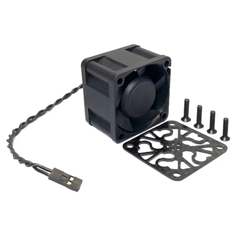MACH-RC Motor Fan 4028 25000RPM Fast Cooling Fan With Cover For ARRMA Traxxas 1/5 1/6 1/7 1/8 RC Car- Motor Models 4292 4282 427