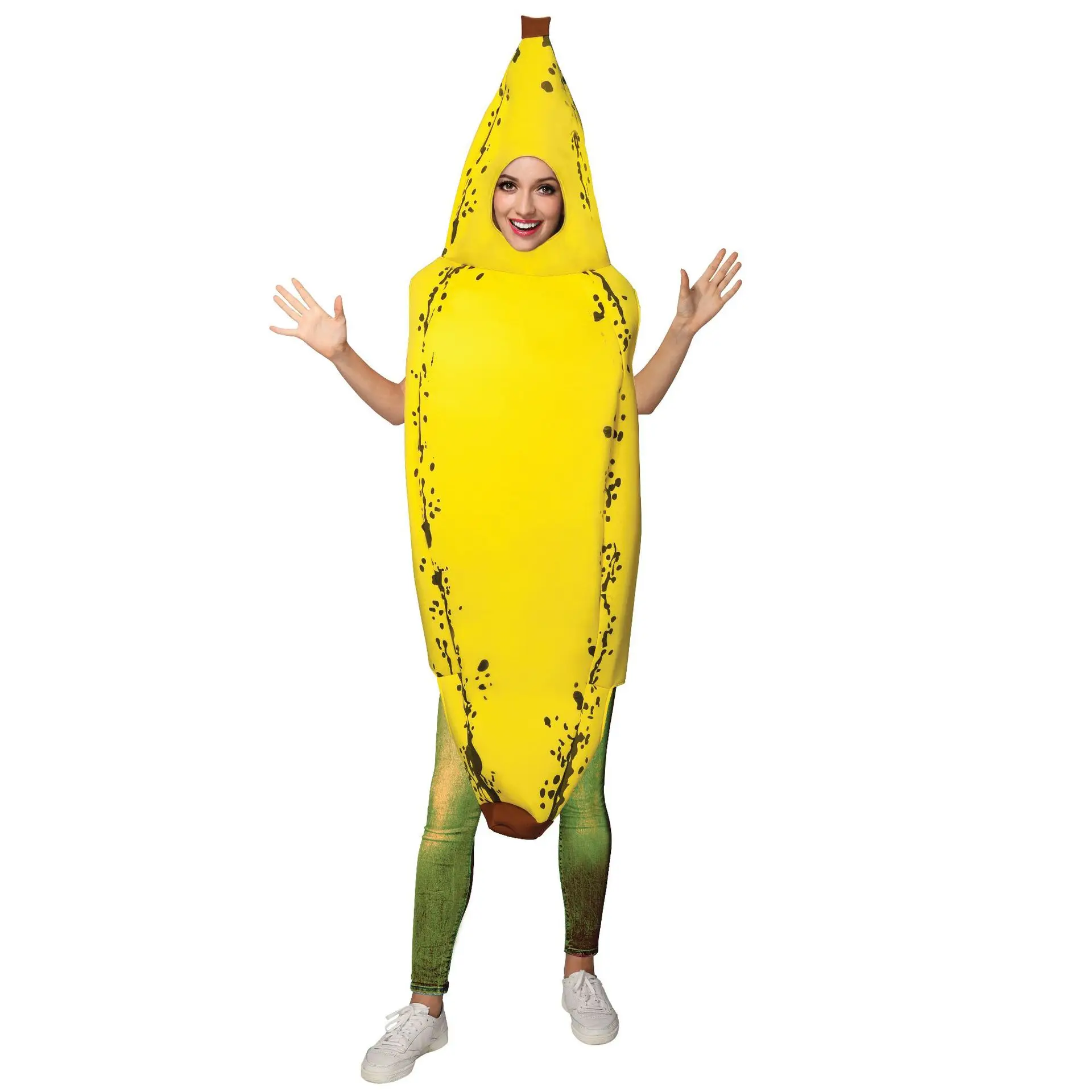 Adulti Donne Uomini Frutta carina Costumi di Halloween di un pezzo Donna Uomo Taglia unica Divertente Frutta Cosplay Vestito per la festa o il Carnevale