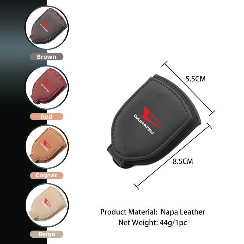 Car Visor Glasses Clip Sunglasses Box Card Holder Accessories For Daihatsu Terios Sirion Mira Materia Rocky YRV Feroza Charade