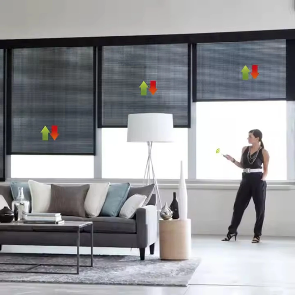 Tuya Smart Home Outdoor Roller Blinds Customization Electric Control Blinds& Shades & Shutters For Family Intelligence System