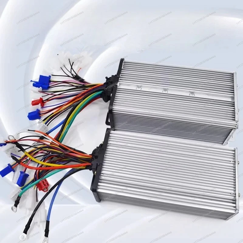 Intelligent Silent Brushless DC Motor Controller 48V 60V Soft Start Sine Wave Driver For Electric Tricycle 4-Wheel Vehicle Part