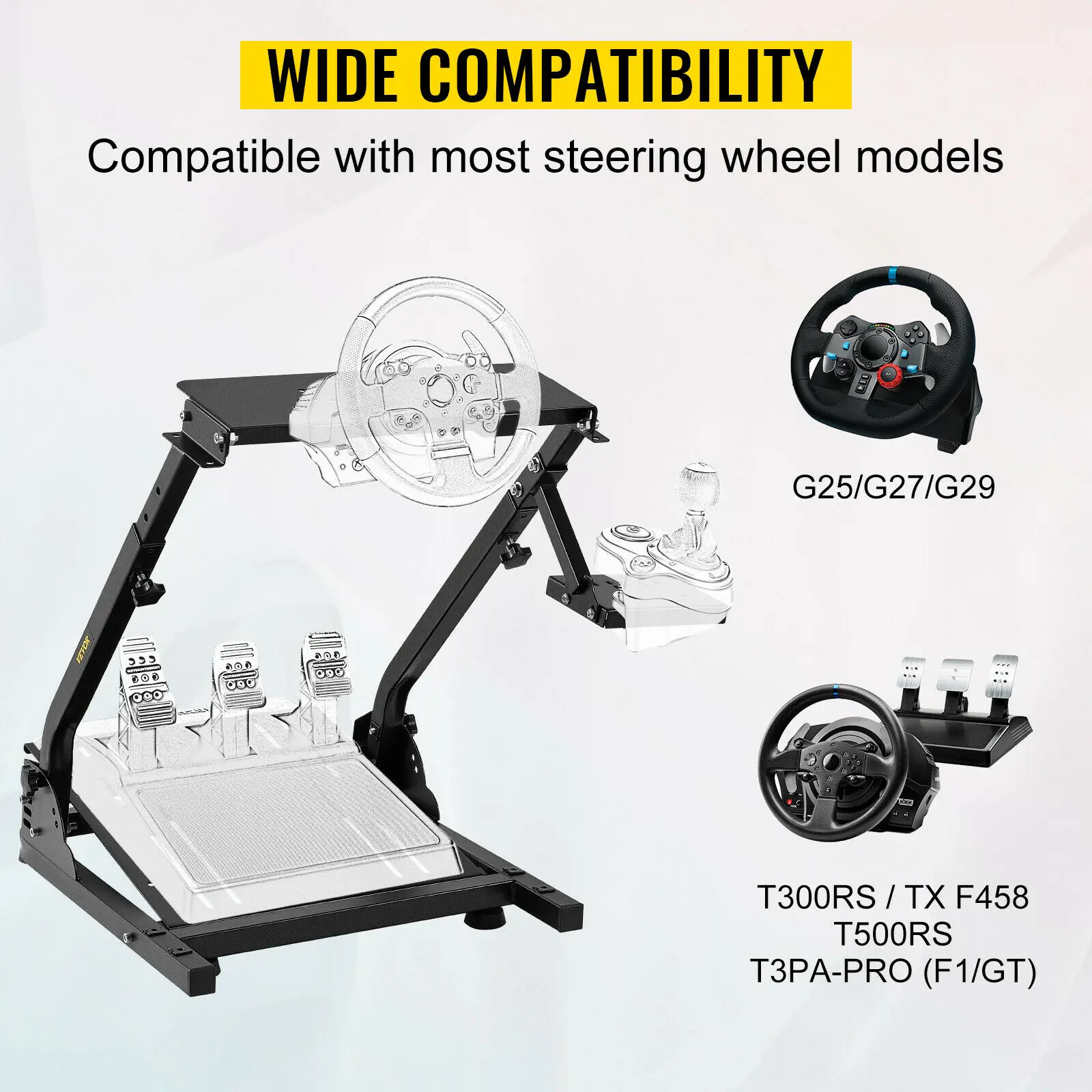 Racing Wheel Stand For Racing Game G27 G29 PS4 G920 T300RS 458 T80 T300RS Folding Steering Wheel Stand Chair