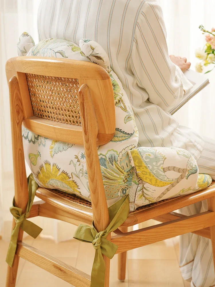 Cojín para silla de oso, cojín para asiento de silla integrado, respaldo, trabajo de oficina, artefacto sedentario, silla de ordenador