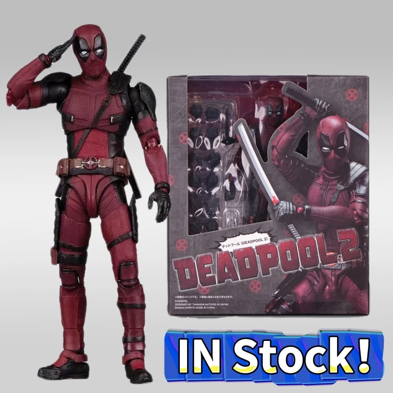 

Deadpool 2 Action 16cm Figure Shf Superhero X-Men Anime Figures Gk Statue Model Doll Collectibles Desktop Decorations Gift Toy