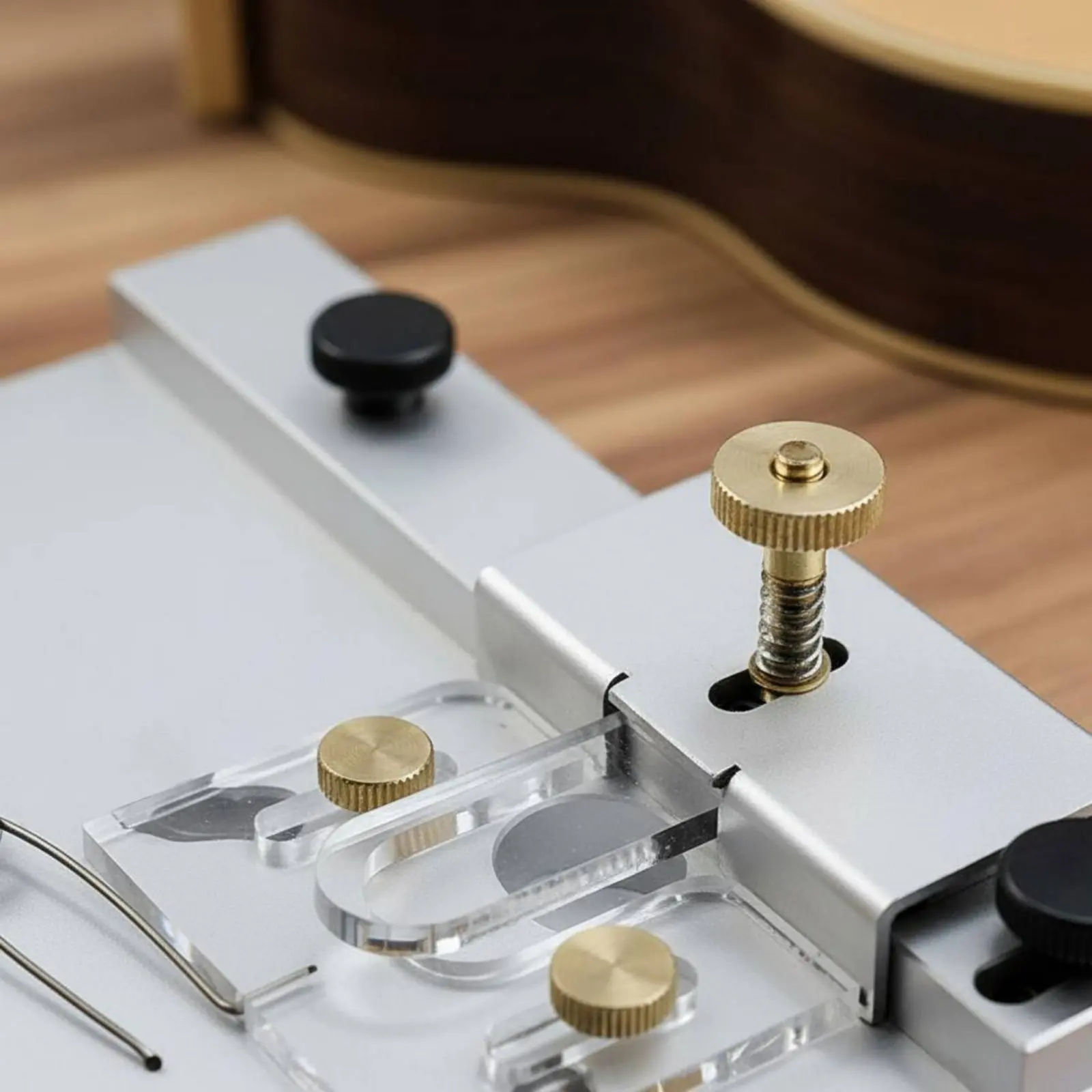 ABS Perimeter Width Milling Tool Aluminum Alloy Frame Guitar Binding Router Jig Luthier Binding Trimming Tool for Luthiers