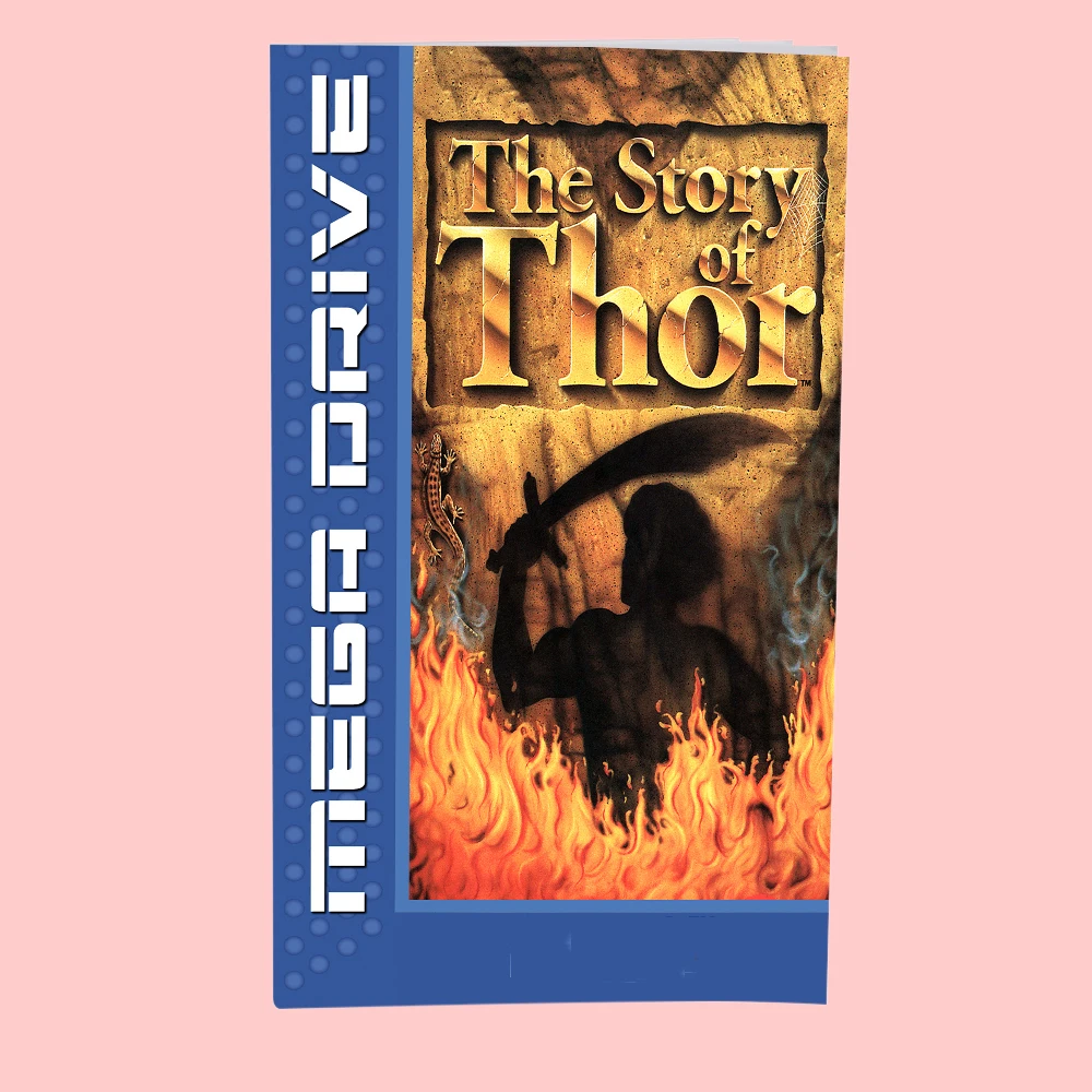 

Story of Thor the EUR Version Game Manual For 16 bit Sega MD MegaDrive Genesis Consoles
