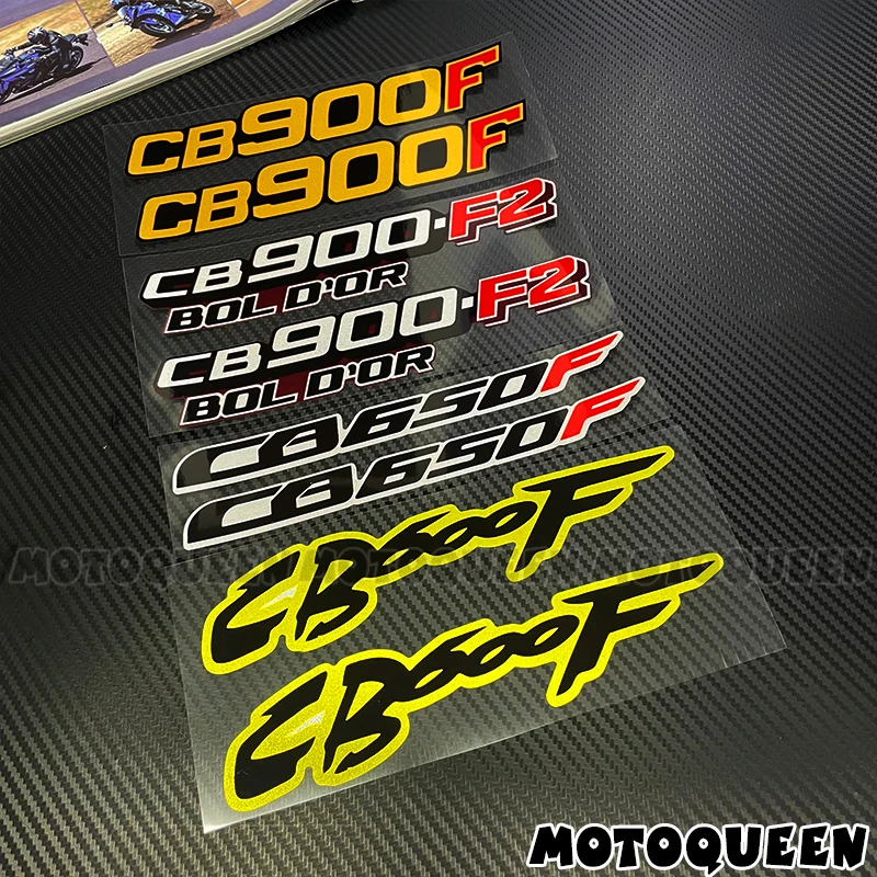 

Motorbike Motorcycle Tank Pad Side Shell Wind Decor Label Logo Decals Stickers for Honda CB600F CB650F CB900F CB 600F 650F 900F