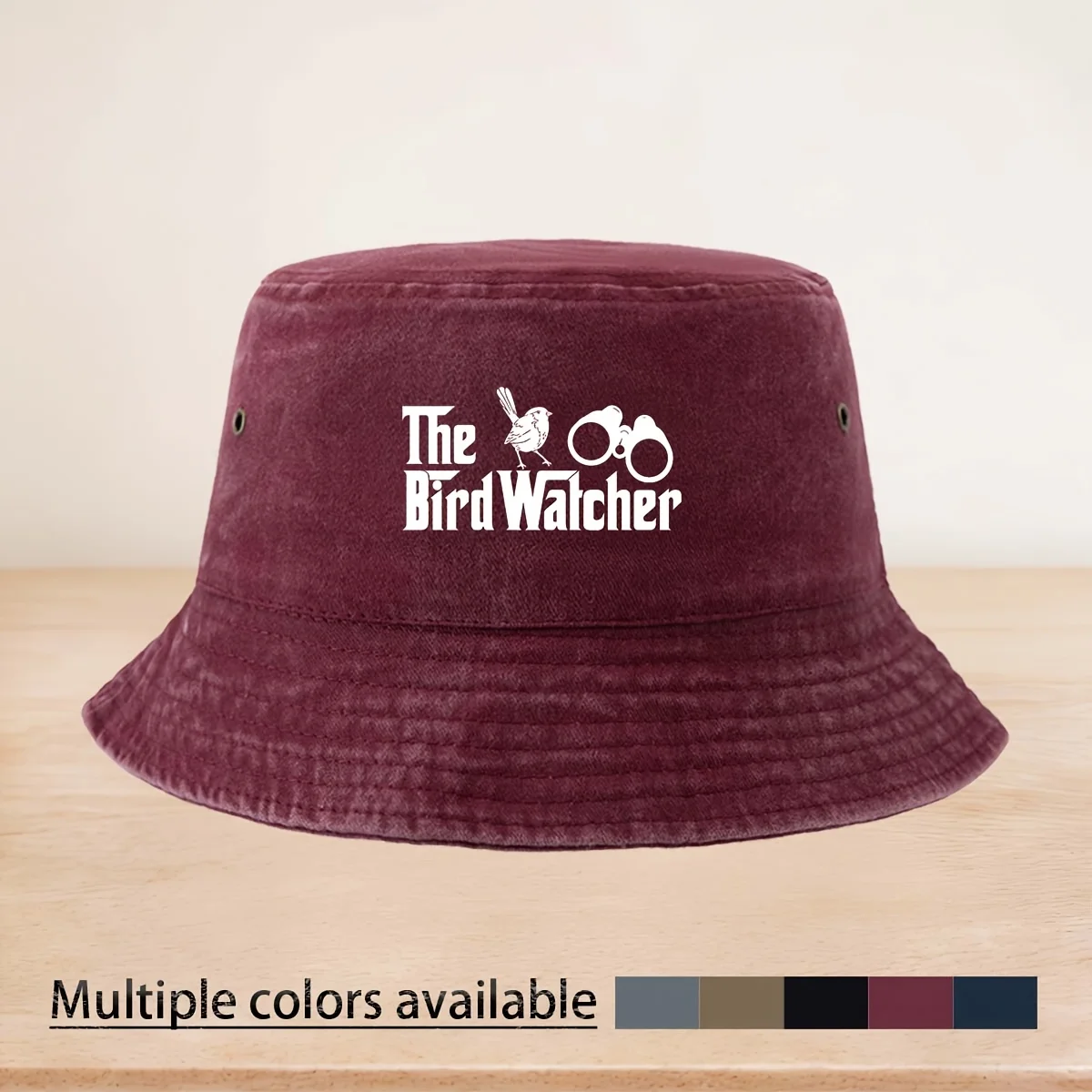 Watcher Printed Letters High-Quality Fisherman Hat Personalized Bucket Hat Casual Hat Comfortable Trucker Fisherman Hat Versatil