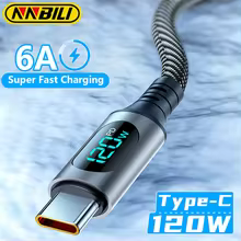 NNBILI 120W USB-C Fast Charging Cable