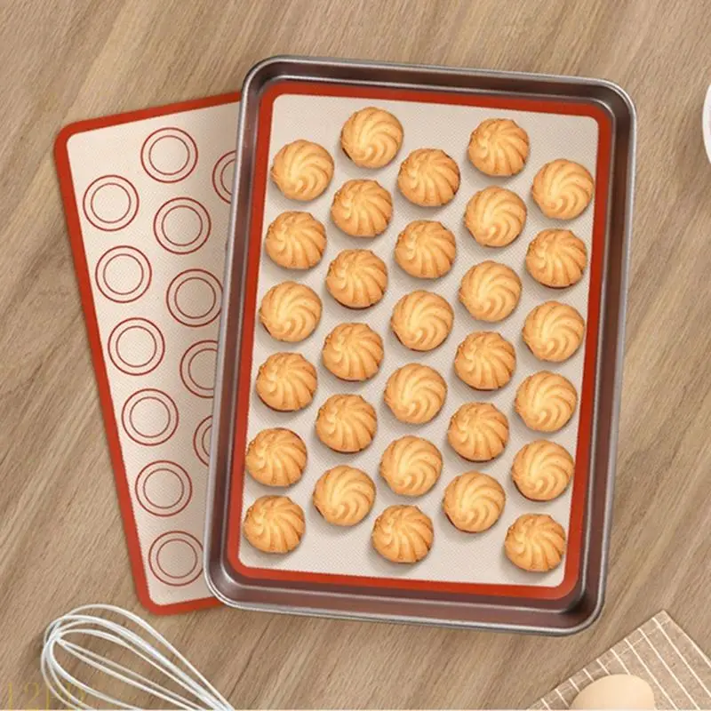 12PD Convenient Textured Silicone Baking Mat For Pastry Dough Prevents Sticking Mess Release Maintenance In Homes Bakeries