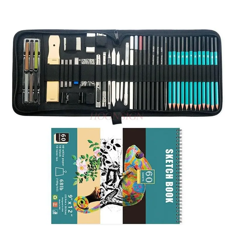 مجموعة أقلام رسم جديدة مجموعة أقلام رصاص كربون معدنية عالية السطوع #2