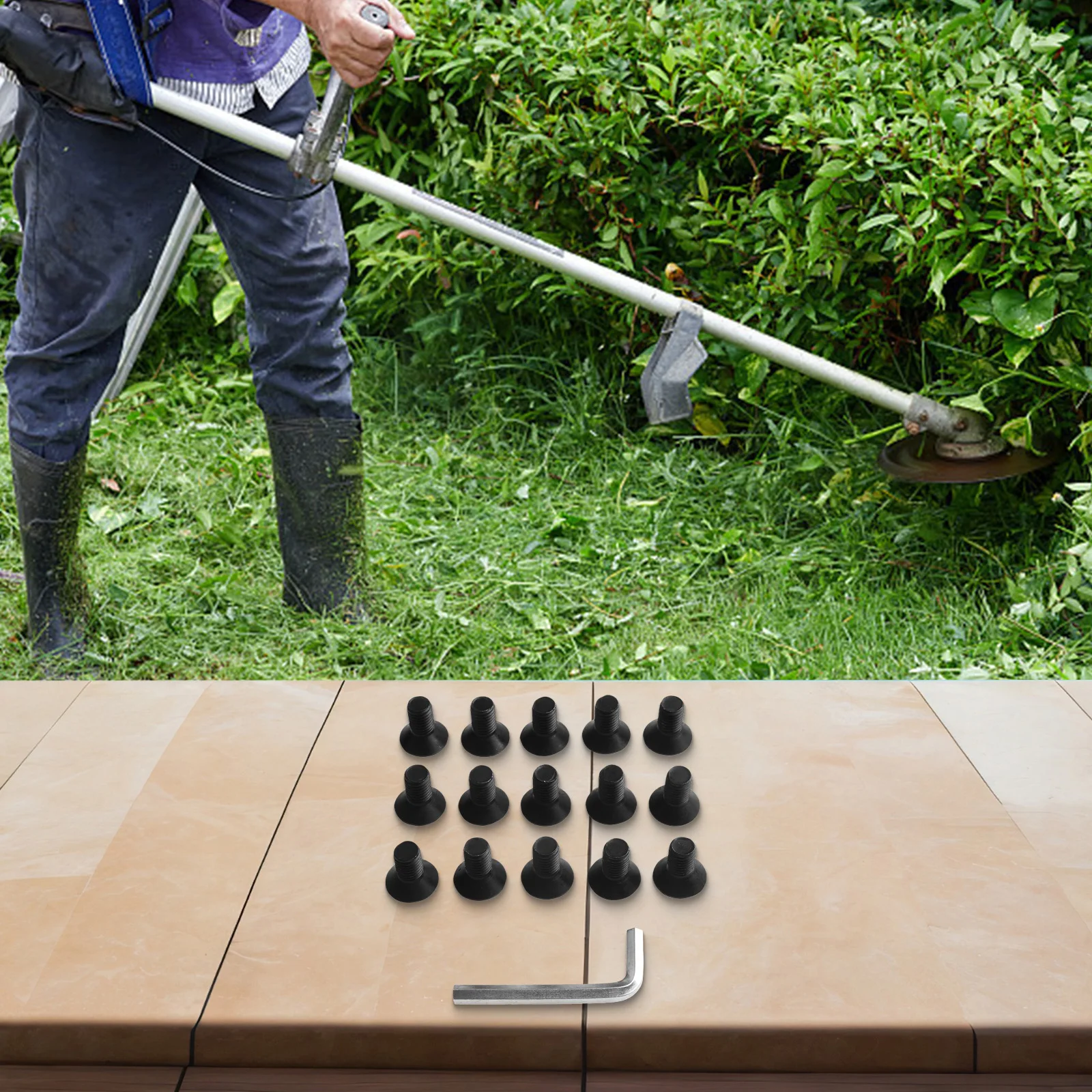 For Brush Cutters For Grass Trimmers Trimmer Head Screws Lawn Care Garden Maintenance Versatile Grass Trimmer Parts