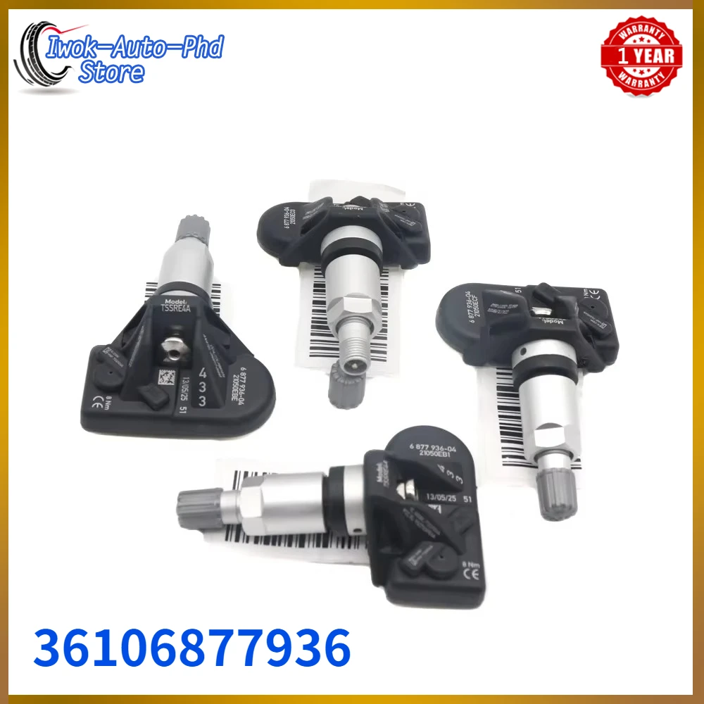 TPMS Tire Pressure Monitoring System Sensor For Alpina B3 B5 D3 XB7 BMW 1 2 3 4 5 7 Series Rolls-Royce Mini 433Mhz 36106877936
