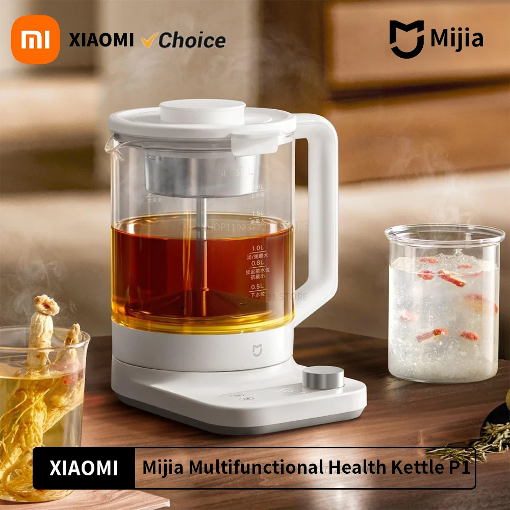 New Xiaomi Mijia Smart Multifunctional Health Kettle P1 1.8L Electric Pot 220V Food Contact Grade Material 10-gears Adjustable