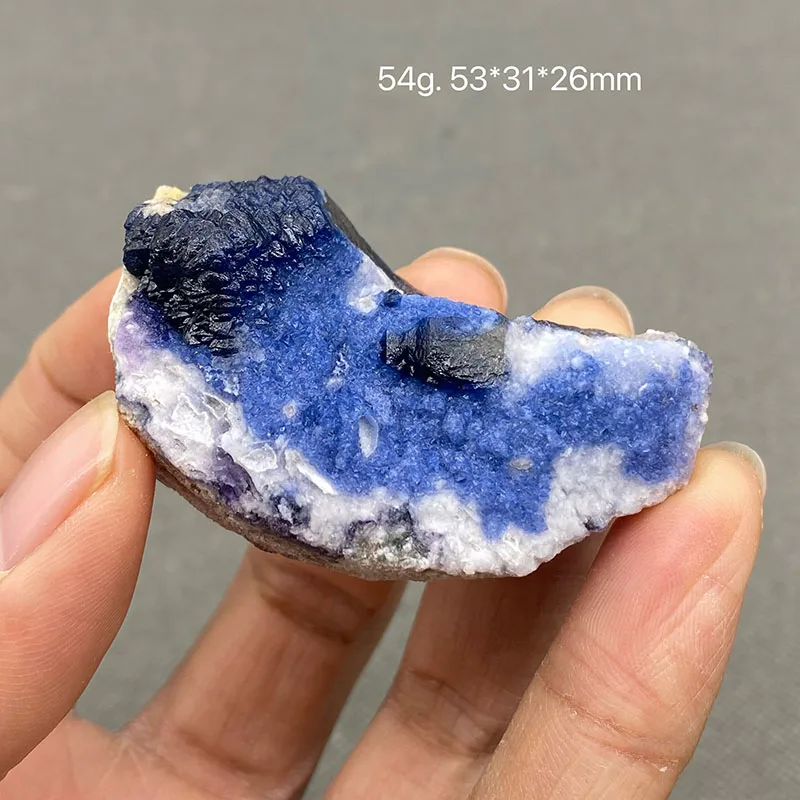 100% Natural Inner Mongolia blue Fluorite Mineral specimen cluster Stones and crystals Healing crystal Free shipping