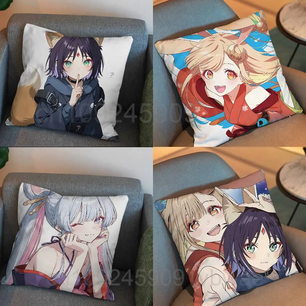 Girl Power Style Kaguya Cosmic Princess Pillow Case cover Nap Time Sofa Living home Room Bedroom Backrest Cushion Square cojines