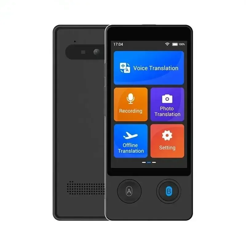 

Portable W12 Real-time Translation Text Photo Translate Machine AI Voice Translator 144 National Language Intelligent