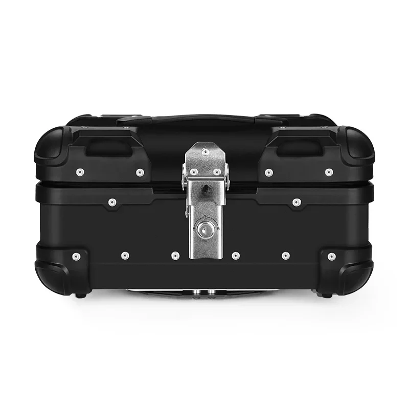 

22L-R Black Aluminum Removable Motorbike Tail Box Top