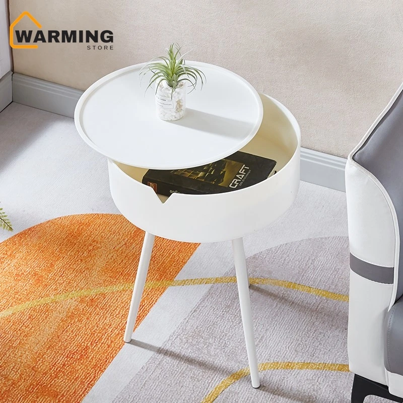 Warming W6 Bedside Table Personalized Creative Fashionable Cute Artistic Children's And Boys' Plastic Thick Sofa Edge Table