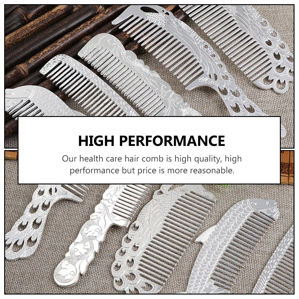 

Набор из 2 расчесок с ионами серебра, антистатические, с гладкой поверхностью, для укладки длинных и коротких вьющихся волос, унисекс