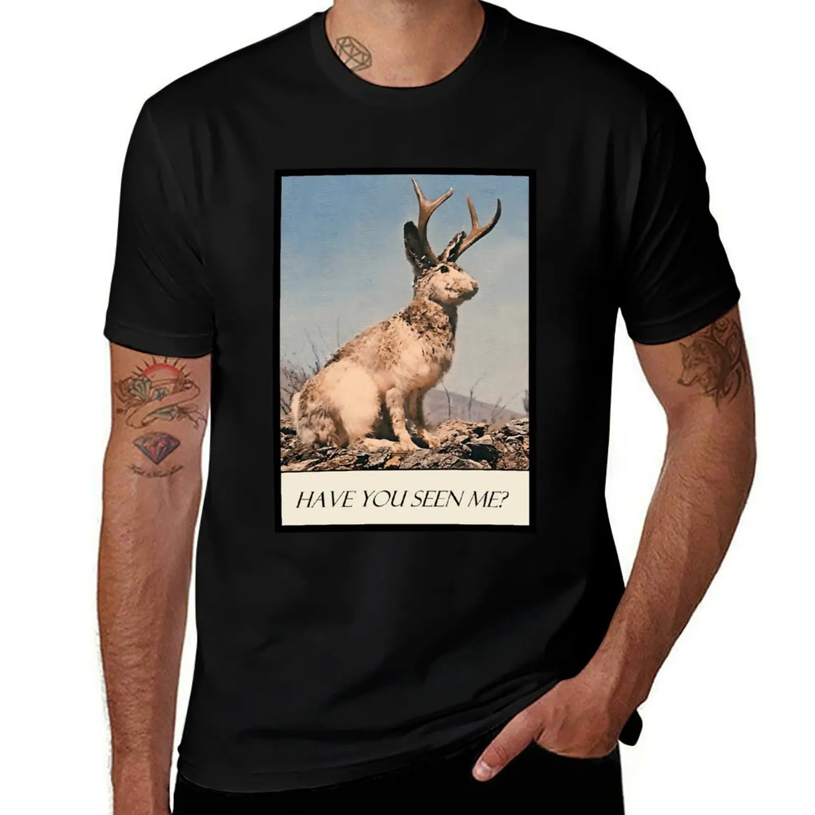

Jackalope You Seen \t \t Have - Me T-Shirt Essential Solid Color T-Shirt